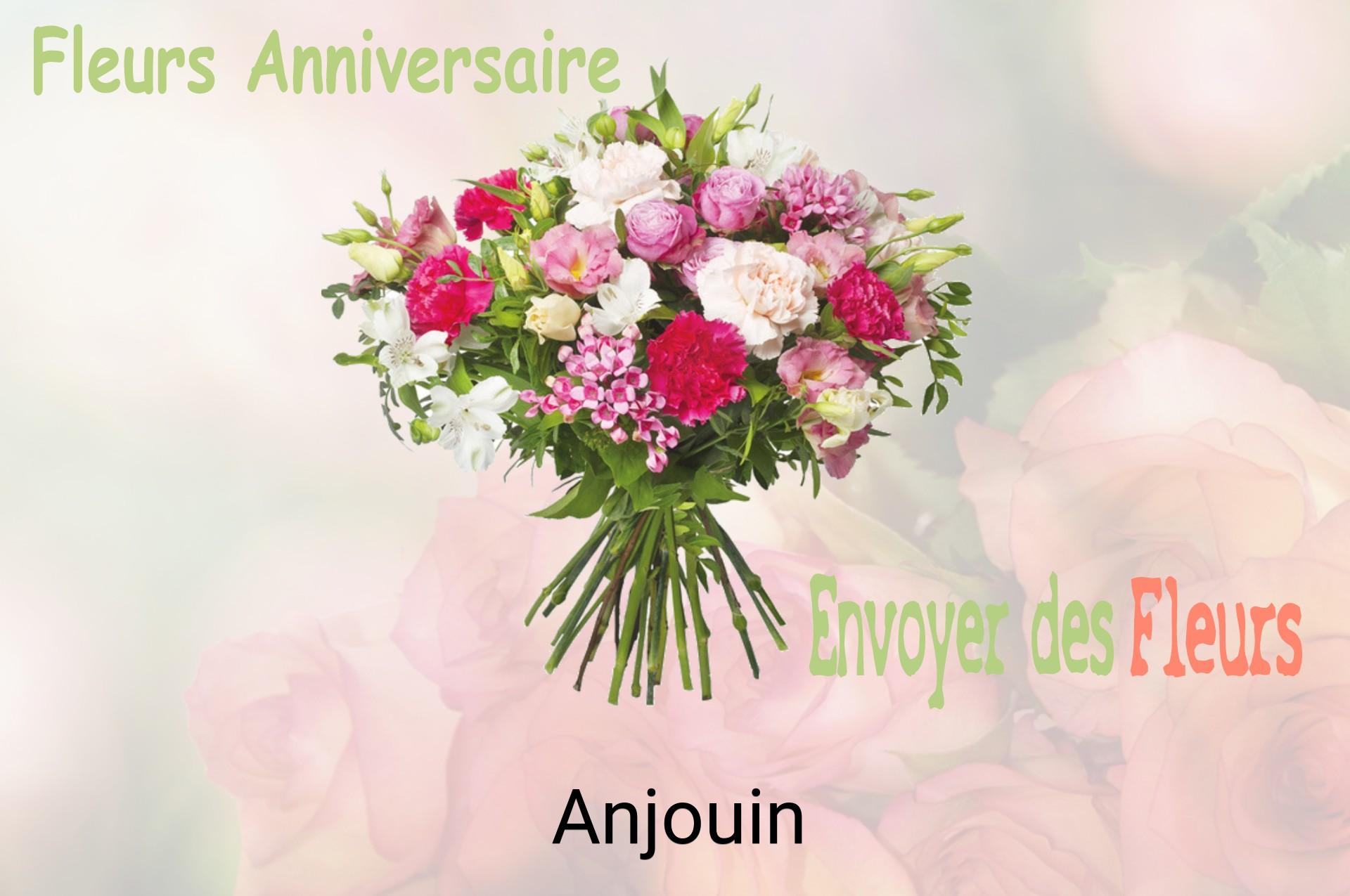 Bouquet de fleurs d’anniversaire livré à Anjouin