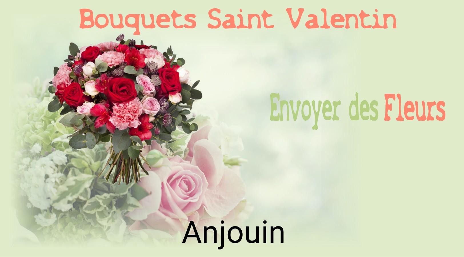 Roses de Saint-Valentin livrées à Anjouin